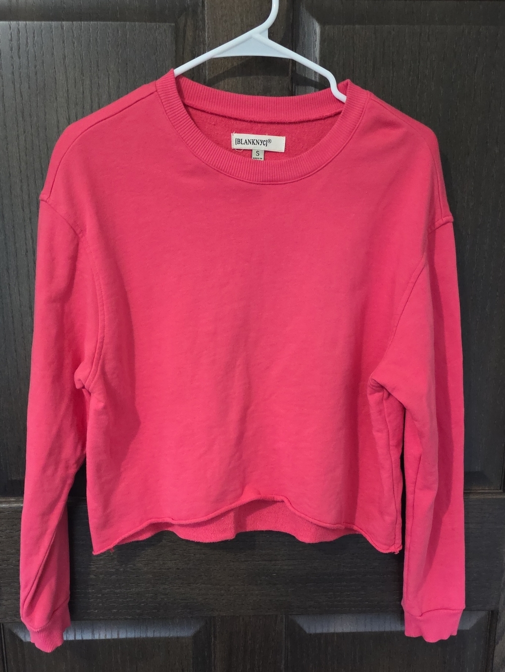 Blank NYC Cropped Crewneck Sweatshirt